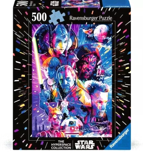 Ravensburger sestavljanka Star Wars Hyperspace: Skrita grožnja XXL 500 kosov