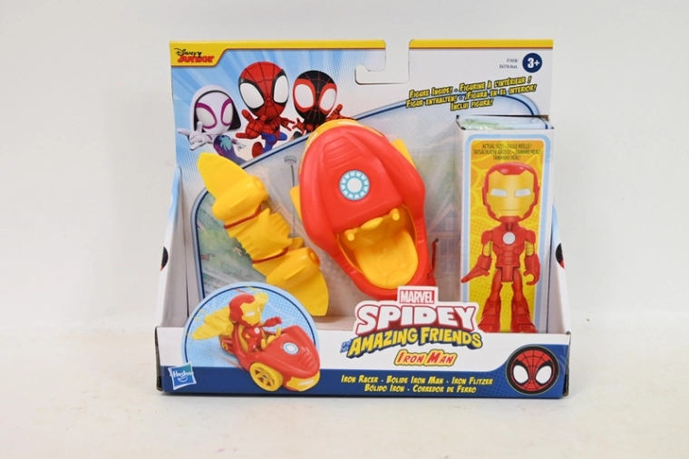 Marvel Spidey figurica Iron Man z vozilom in reaktivnimi krili