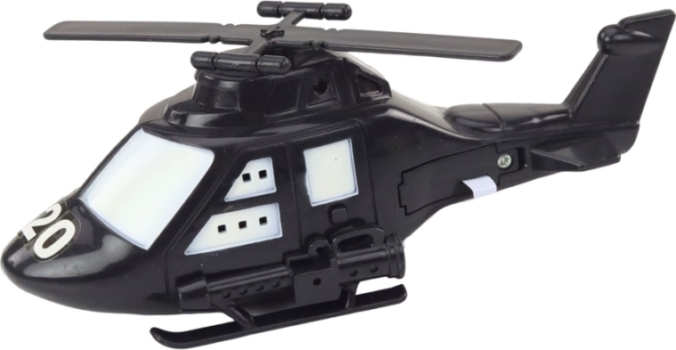 Helikopter z lučmi in zvoki