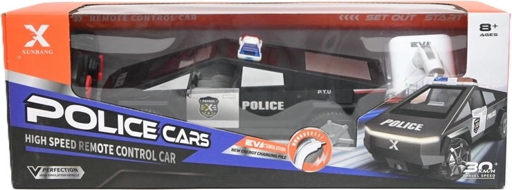 Futuristični policijski RC avto na daljinsko upravljanje