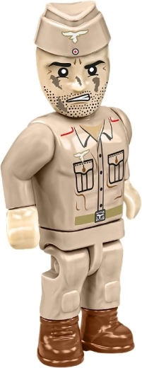 Minifigura topničarja in dodatki