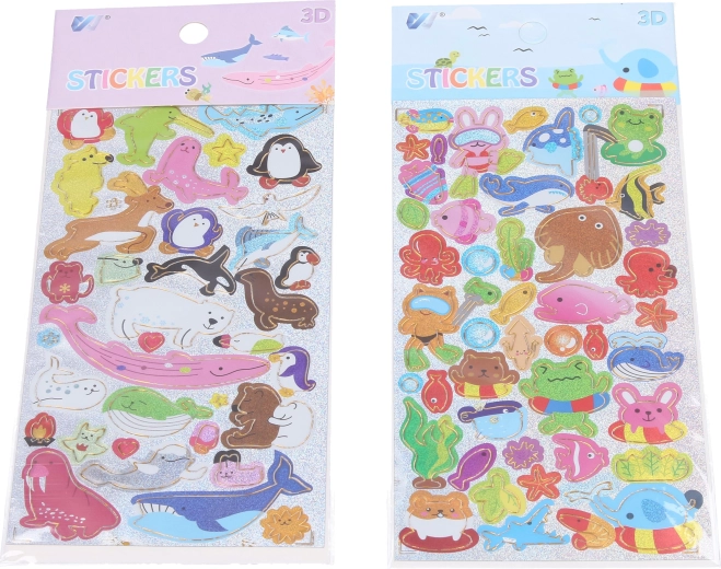 Nalepke z živalicami – mešani motivi