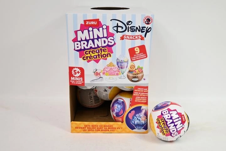 Presenetljiva krogla ZURU Mini Brands Create Disney Snacks