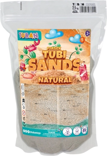 TUBI SAND natural kinetic sand in a pouch 2.5 kg
