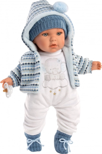 Realistična punčka Baby Enzo z zvoki