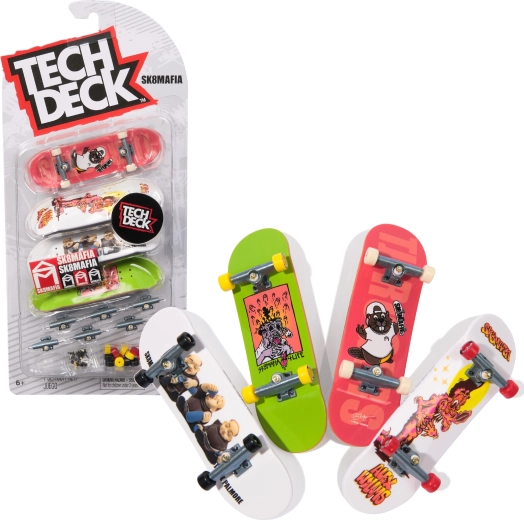 Tech Deck fingerboard komplet 4 mini prstnih skejtov SK8MAFIA