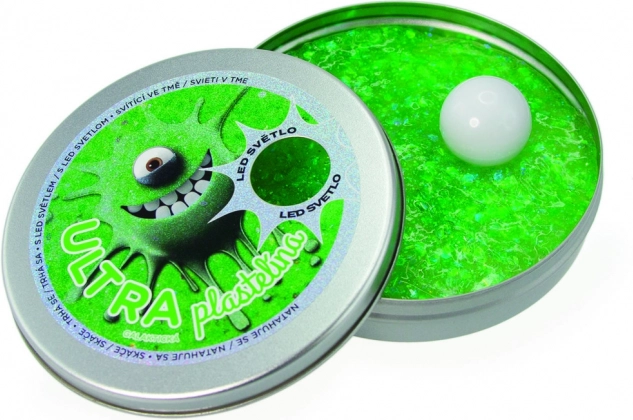 Ultra plastelina s LED svetlobo, 80g