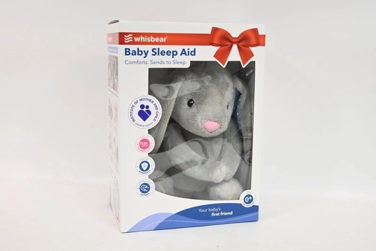 Whisbear soothing bunny Felek grey