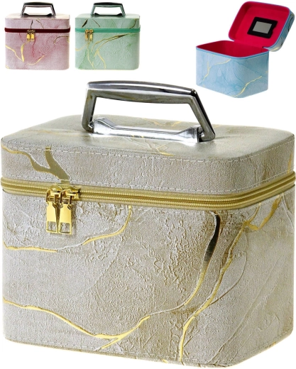Children’s cosmetic case ADAR with mirror, zip closure, size M - 1 piece