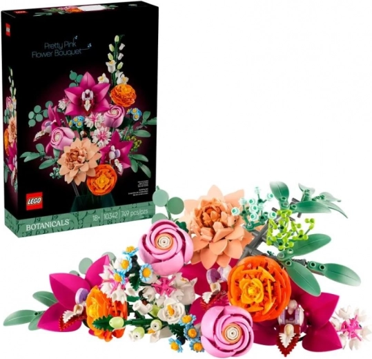 LEGO Botanicals rožnata šopek