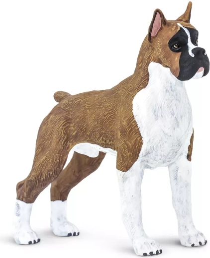 German Boxer Dog Figurine Safari Ltd. - 1 piece