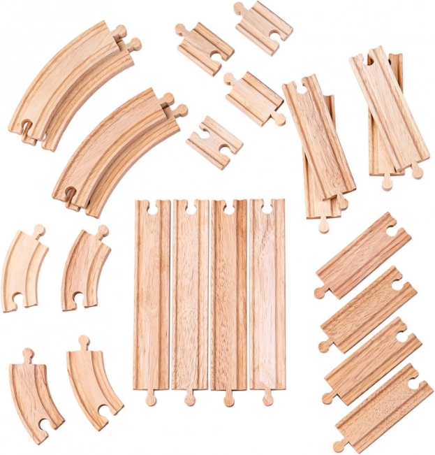 Set Lesene Tira 24 Delov Bigjigs Rail