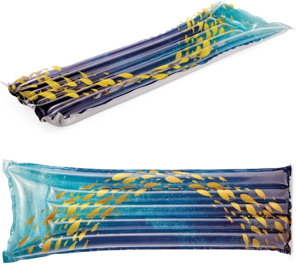Napihljiva vodna blazina z ribicami INTEX 183 × 69 cm