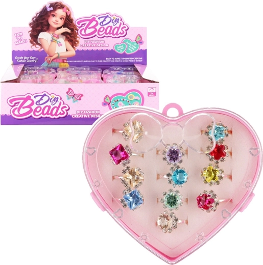 Otroški prstani v darilni škatlici (12 kos)