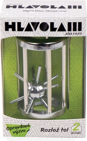 Kovinska uganka JEŽEK V KLETKI