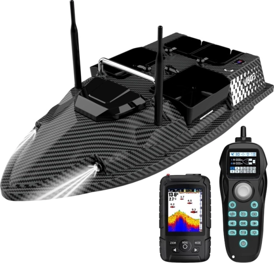 Flytec V803 Pro vabna ladjica z GPS in sonarjem 5200 mAh