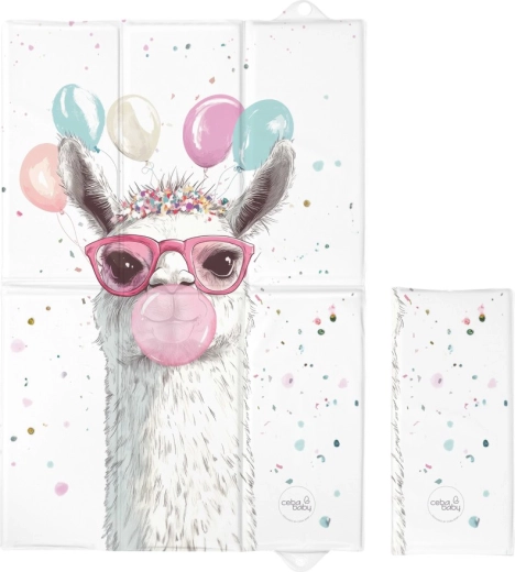 Ceba baby potovalna previjalna podloga basic crazy lama 60 × 40 cm