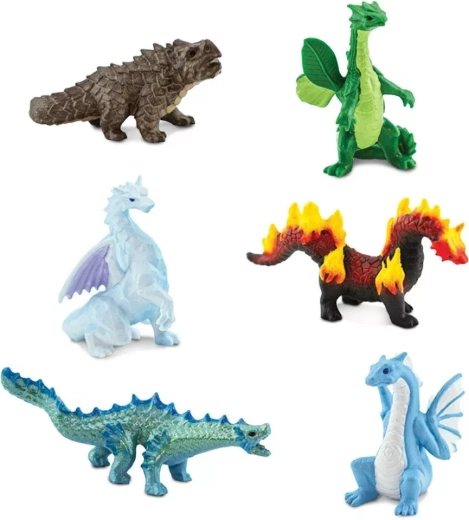 6 elemental dragons in one tube