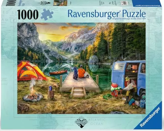 Ravensburger sestavljanka Mir v kampu 1000 koščkov