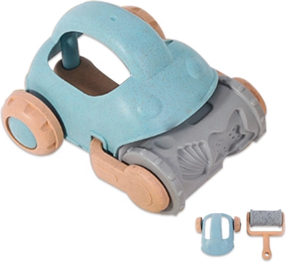 Avtomobilček z valjčkom za odtise