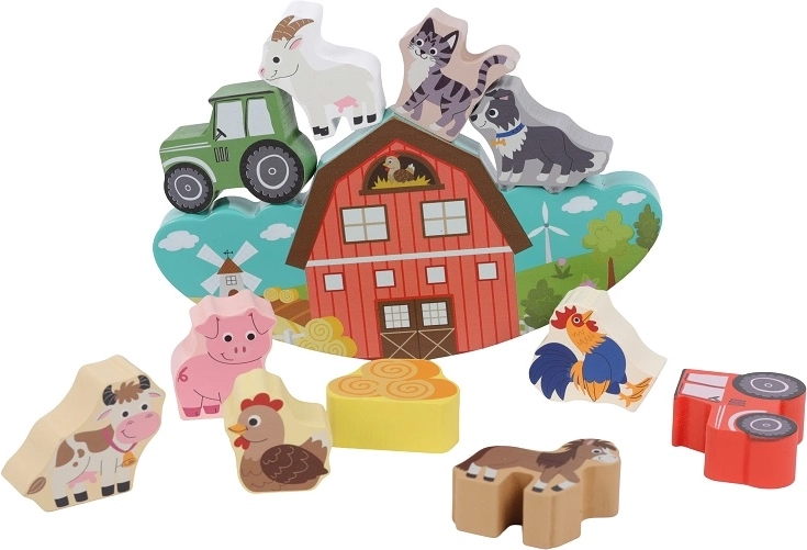Quality wood and farm-themed motifs