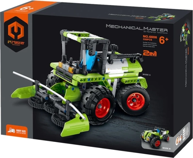 2-in-1 combine harvester for more building options