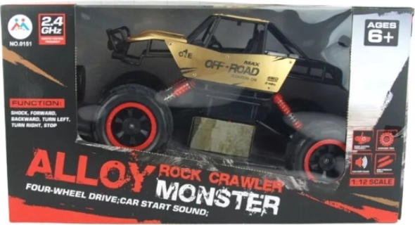 Children's electric jeep with large wheels and remote control