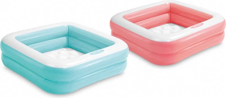 Napenljiv kvadratni otroški bazen 86 × 86 cm z mehkim dnom