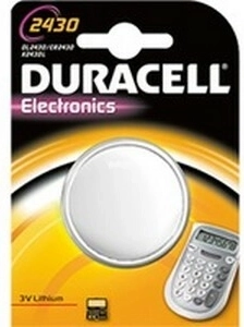 Duracell Lithium DL2430 3 V litijeva gumbna baterija (1 kos)