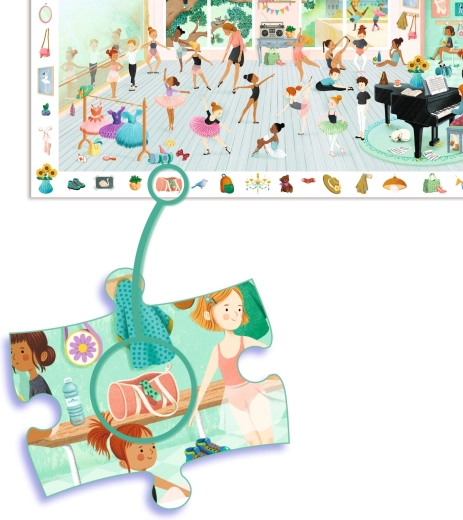 Barvit prizor baletnega razreda