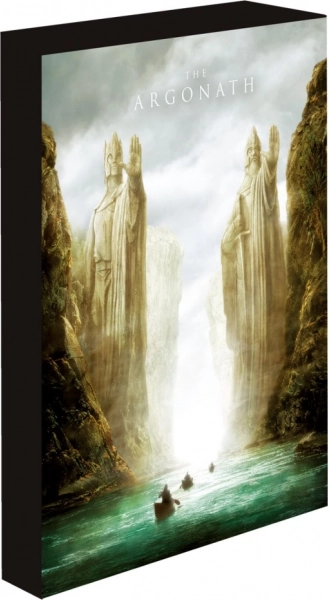 Svetleča LED slika Gospodar prstanov – Argonath 30 × 40 cm