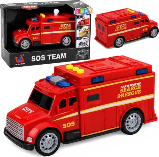Reševalno vozilo SOS Search & Rescue s svetlobami in zvoki 15,5 cm - 1 kos