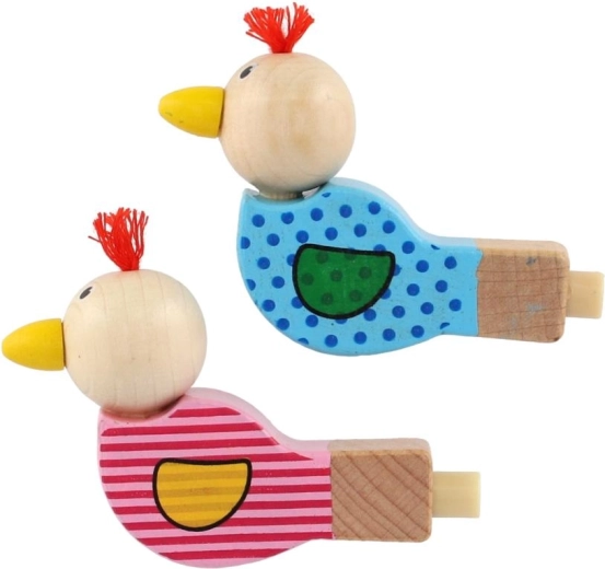 Veseli ptiček v dveh barvah