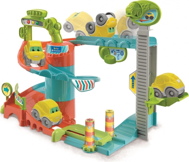 Clementoni Baby zabavna garaža – otroška steza Play for Future