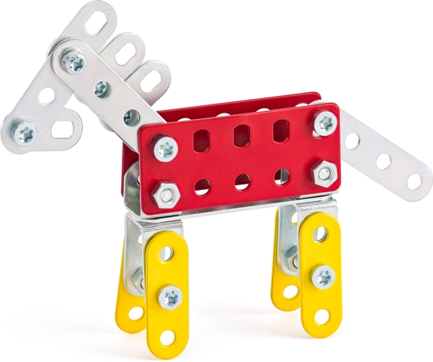 Merkur mini ZOO konj Przewalskega – kovinski konstrukcijski set 52 delov