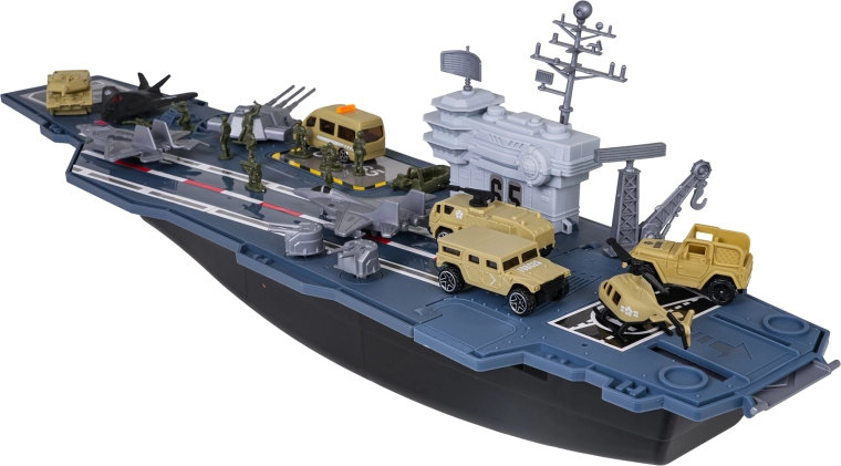 Large aircraft carrier as a play base