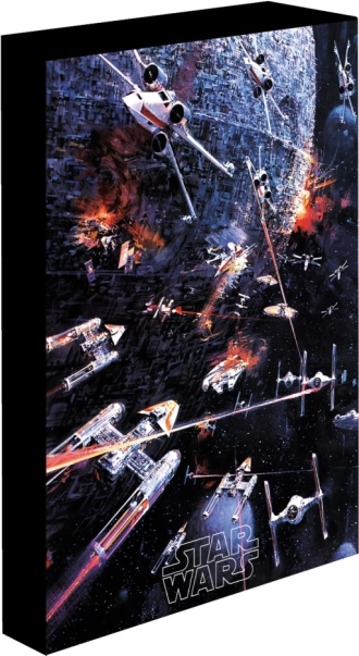 Svetleča LED slika 30x40 cm Vojna zvezd