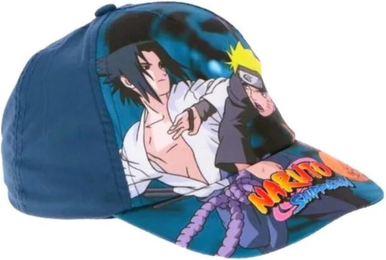 Otroška temno modra kapa s šiltom Naruto