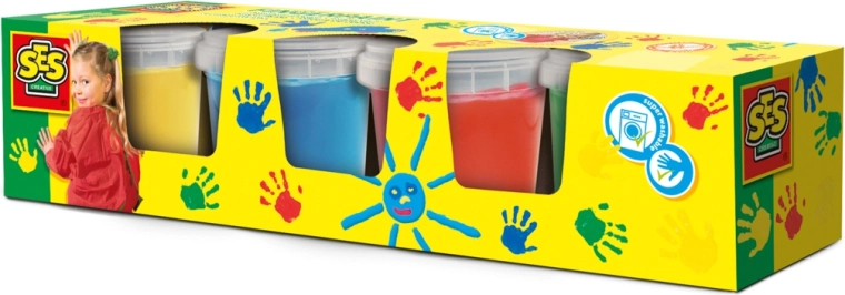 Prstne barve SES Creative 4 x 145 ml