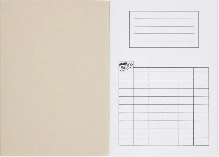 Lined school notebook Spider-Man B5 black