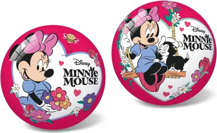 Žoga Star Disney Minnie s cvetlicami 23 cm