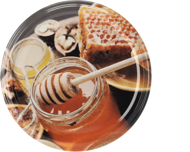Pokrovčki za kozarce za vlaganje z motivom medu fi 82