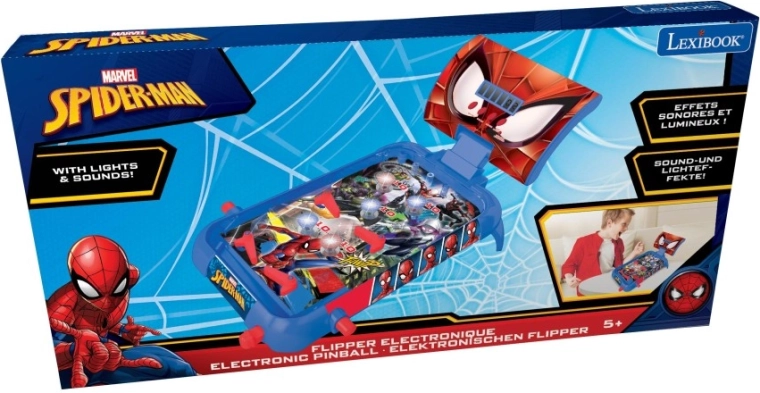 Elektronski namizni pinball SPIDER-MAN znamke Lexibook