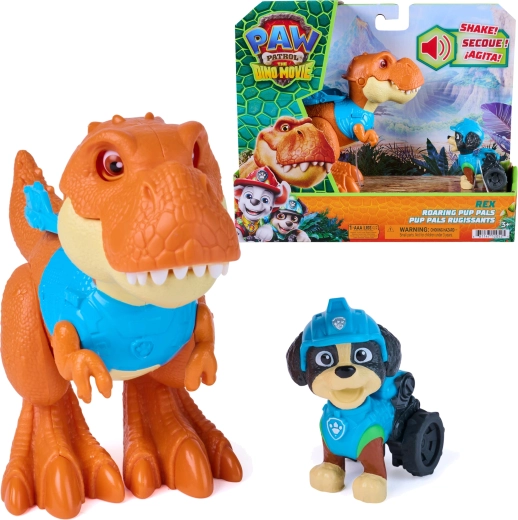 Spin Master Paw Patrol Dino Movie – Rex with interactive T‑Rex Timmy
