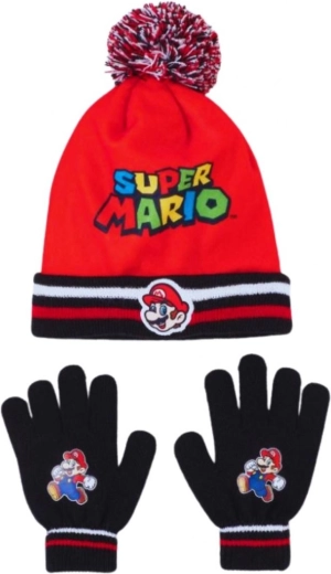 Kapa in rokavice Super Mario – Velikost: 52