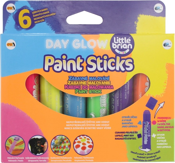 Little Brian paint Sticks sijoče barve