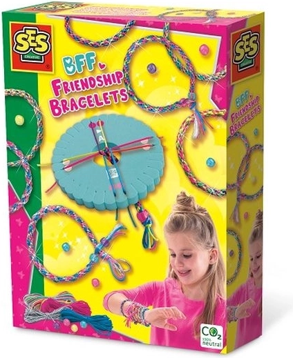 SES Creative BFF komplet za pletenje zapestnic prijateljstva