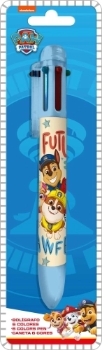 Paw Patrol Multi-Color Ballpoint Pen – 6 Colors