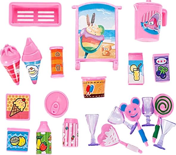 Bogat pribor za postrežbo