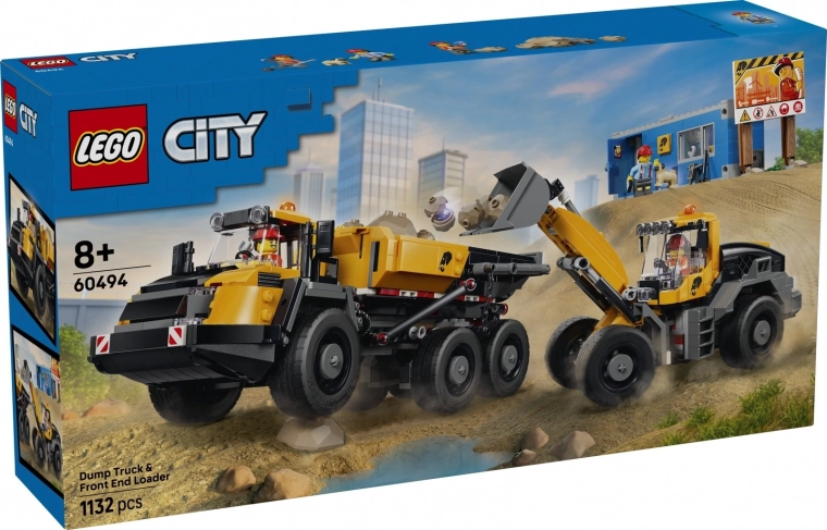 LEGO City prekucnik in čelni nakladalnik